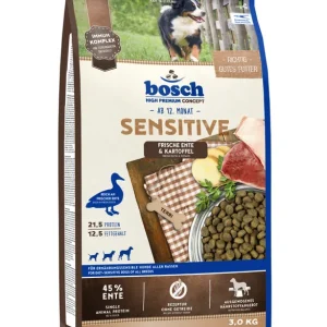 Schneller Versand Bosch Sensitive Ente/Kartoffel 3 Kilogramm Hundetrockenfutter